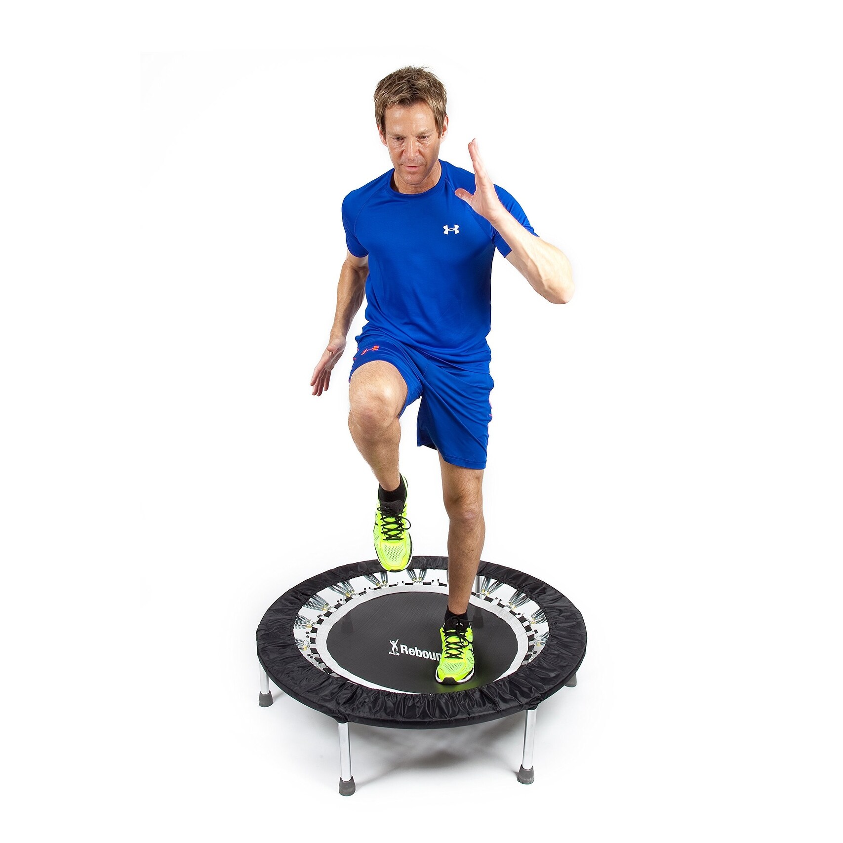 Home Gym Rebounder Mini Trampoline 40 Handle Bar Adults Indoors 150kg User Weight. Adult Exercise Trampoline Bed Bath Beyond 39914931